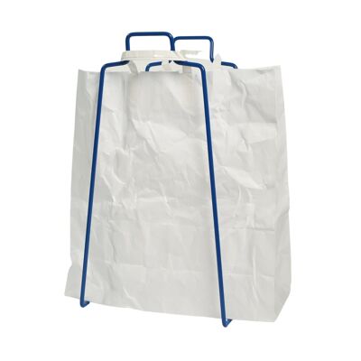 Soporte para bolsas de papel HELSINKI azul
