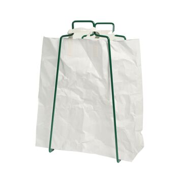 Porte-sac en papier HELSINKI vert mousse 3