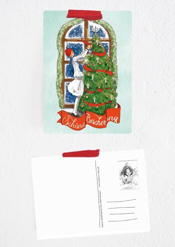 Carte postale de Noël vintage 3