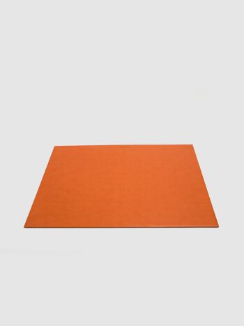 Vade avec dossier de couleur orange 60 x 44 cm 1