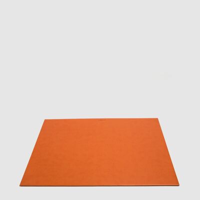 Vade with folder in orange color 60 x 44 cm