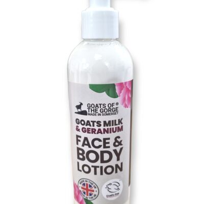 Goats Milk Skin Lotion 250ml Geranium