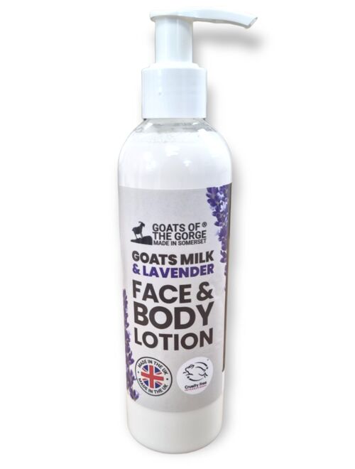 Goats Milk Skin Lotion 250ml (Lavender)