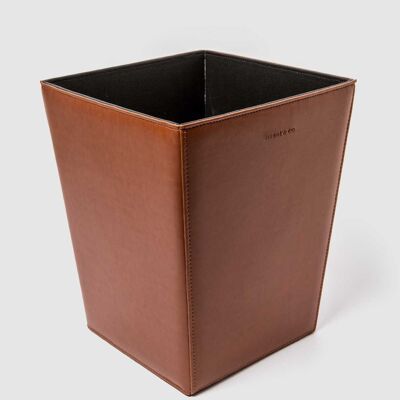 Leather-colored imitation leather bin