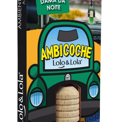 Car air freshener jazmin scent  / ambicoche dama de noche lolo&lola slim