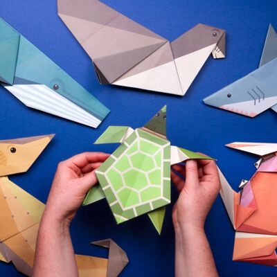 Crea tu propio origami gigante del océano