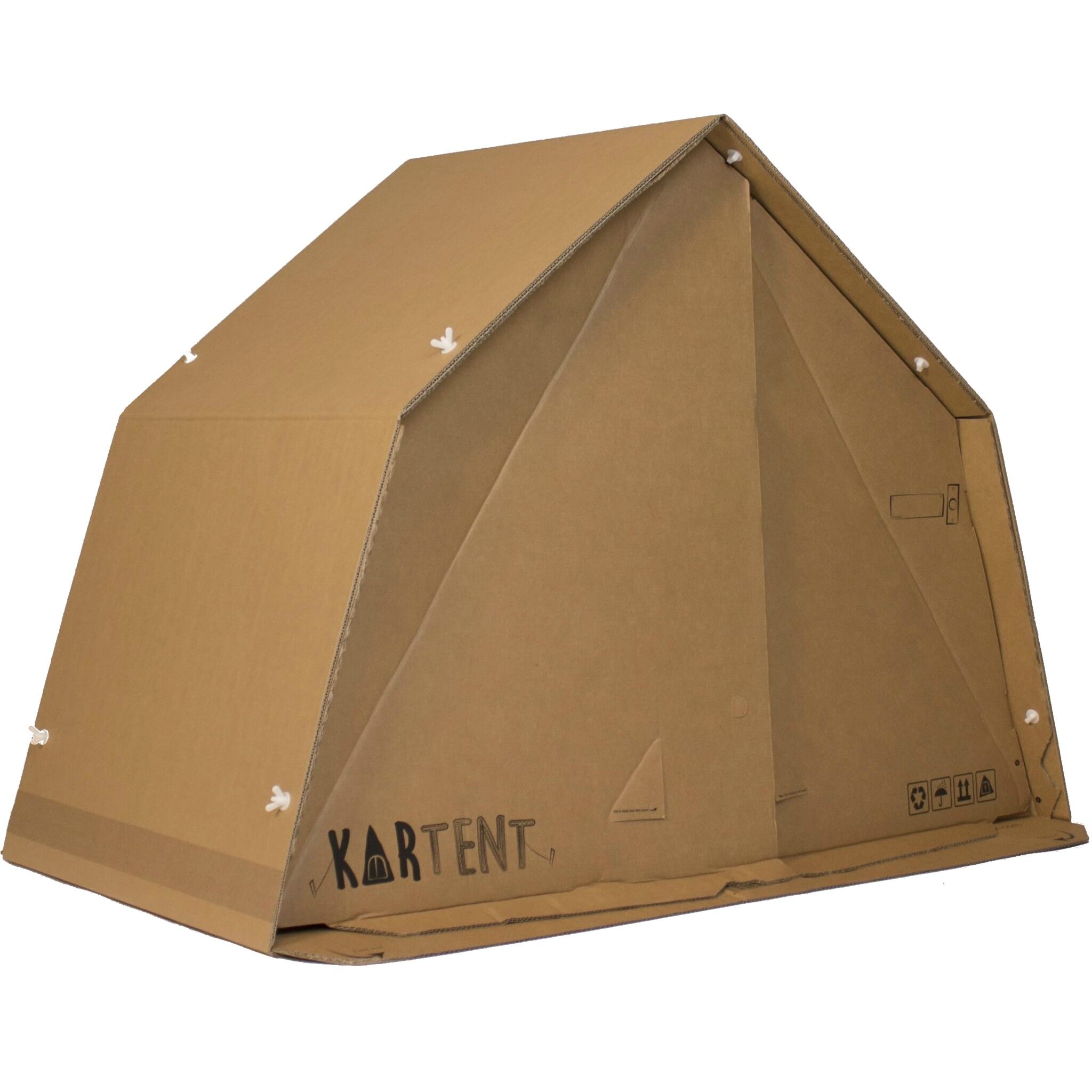 Cardboard tent outlet