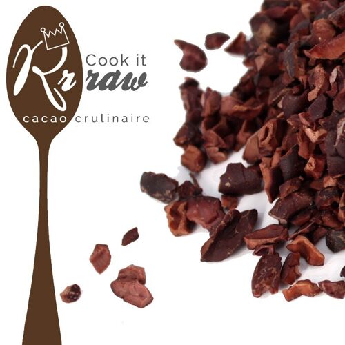 Pépites de cacao cru - 250gr / BIO*