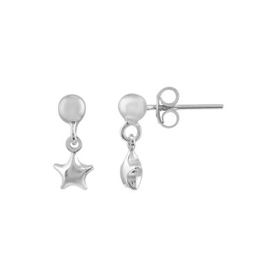 Boucle d'oreille en argent "Unique Silver" Star2 argent 925