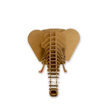 KarTent - Tête d'éléphant en carton 2