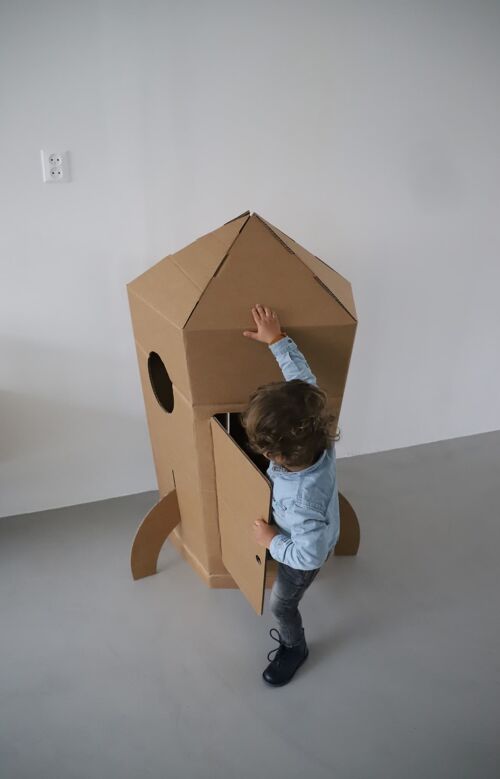 KarTent - Cardboard Rocket Playhouse