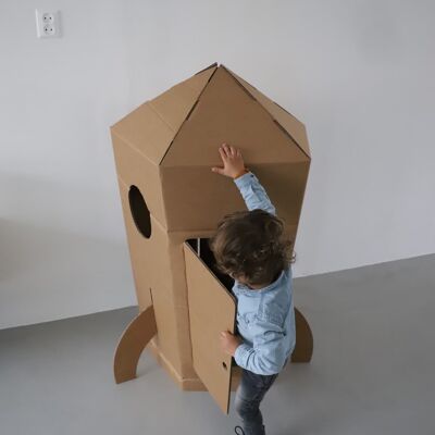 KarTent - Cardboard Rocket Playhouse