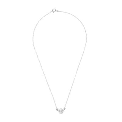 Sfere collana in argento silver925 pendente a sfera 40cm