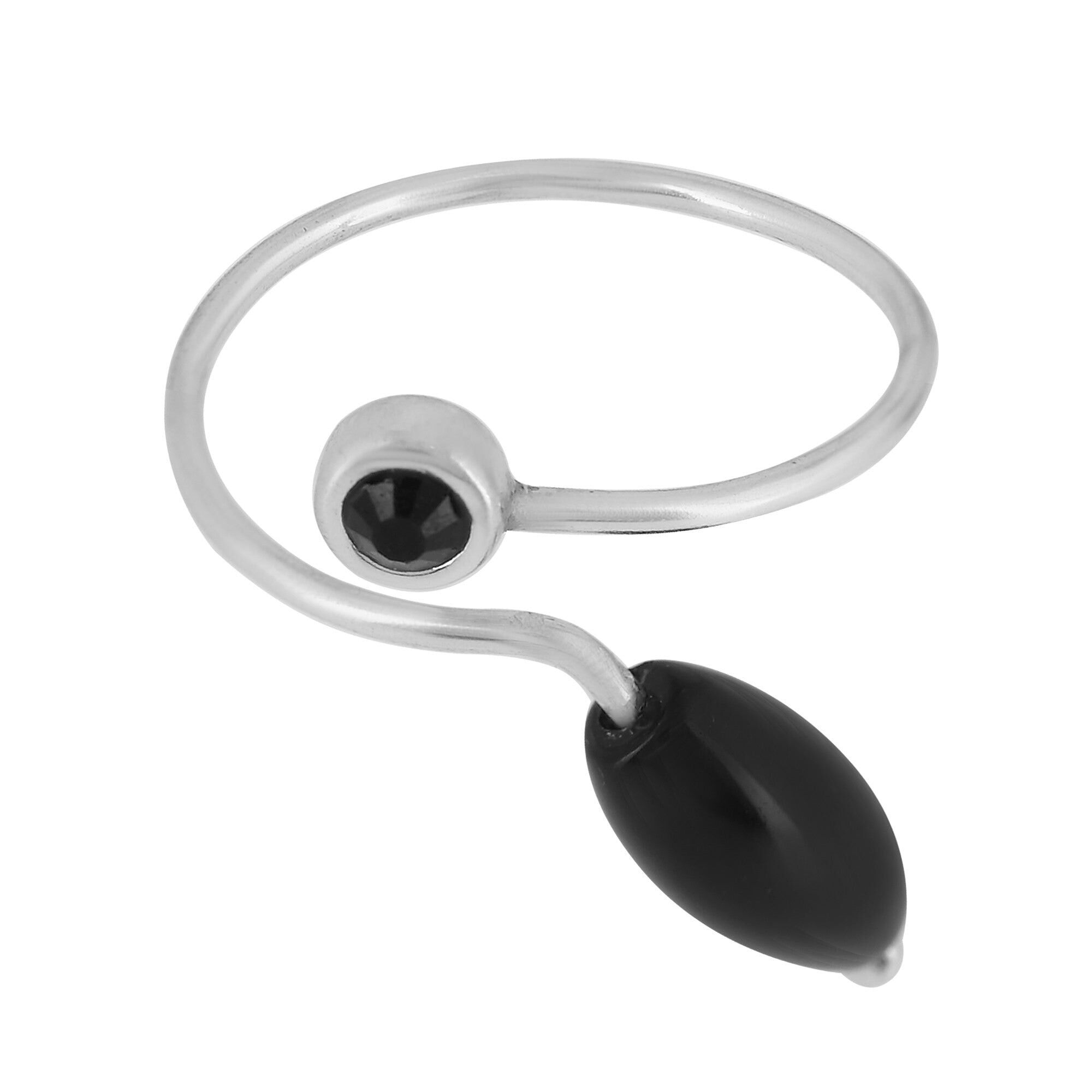 Anello "Universo Parallelo" Argento 925 Swarovsk