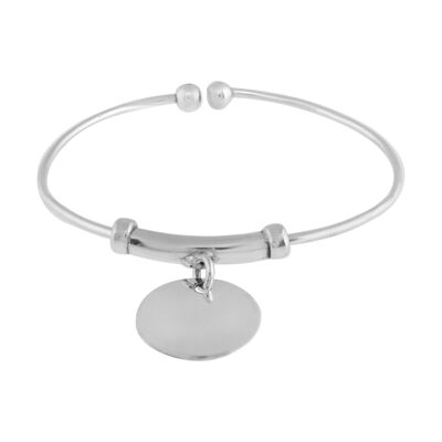 Pulsera plata "Plata Única" Búscame en plata925