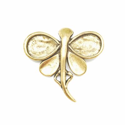 Gloria Mago dragonfly brooch gold plated zamak 7.5cm