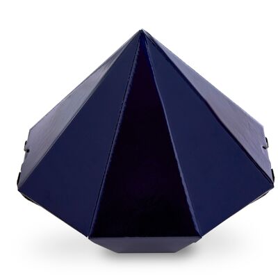Die kostbare Mitternachtsblau - Diamant Geschenkbox M.