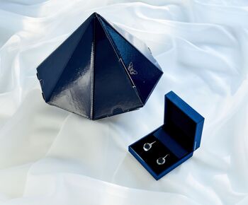 Le Précieux Bleu nuit - Boite cadeau diamant M 5