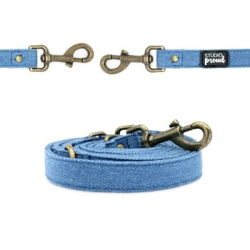 Laisse mains libres pour chien Denim 1