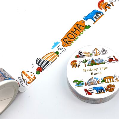 Cinta Washi / Masking Tape Rome City Tape