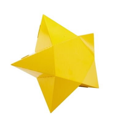 El amarillo dorado brillante - Caja regalo estrella S