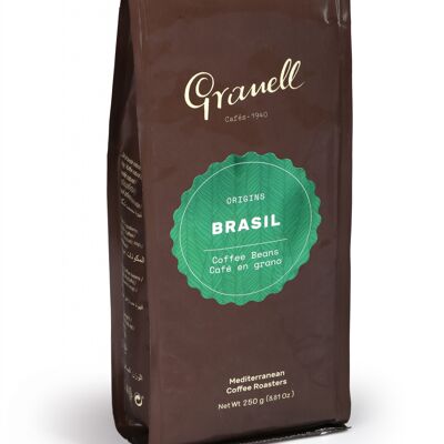 Caffè in grani 100% arabica Brasile 250 gr