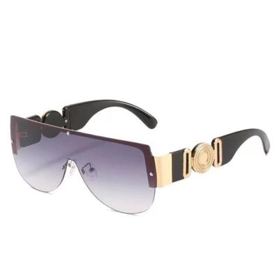 The Fashionista Sunglasses - Black-Grey