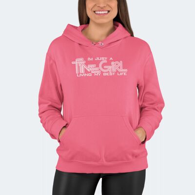 My Best Life Hoodie Pink