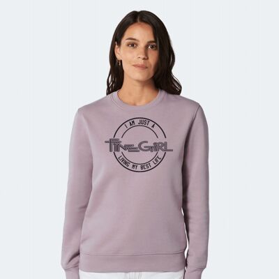 My Best Life Circle Sweatshirt Tailliert, SKU579