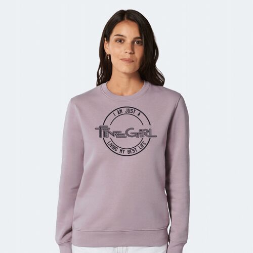 My Best Life Circle Sweatshirt Fitted , SKU587