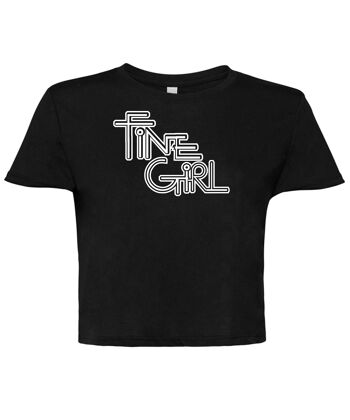 T-shirt Original Fine Girl Bleu Marine 6