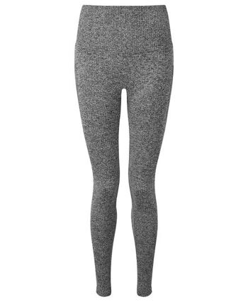Legging TriDri® côtelé sans couture coupe 3D pour femme Noir , SKU1337 4