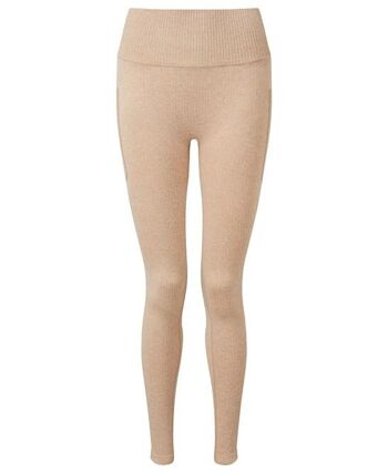 Legging TriDri® côtelé sans couture coupe 3D pour femme Nude Melange, SKU1351 7