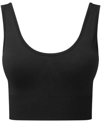 Soutien-gorge multisport TriDri® côtelé sans couture coupe 3D pour femme Anthracite , SKU1378 6