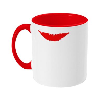 Fine Girl Lipstick Mug - White/Red/Red , SKU1390