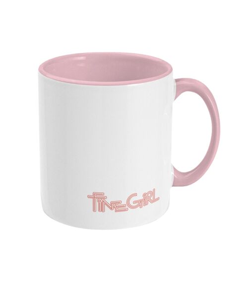 Fine Girl Lipstick Mug - White/Pink/Pink , SKU1393