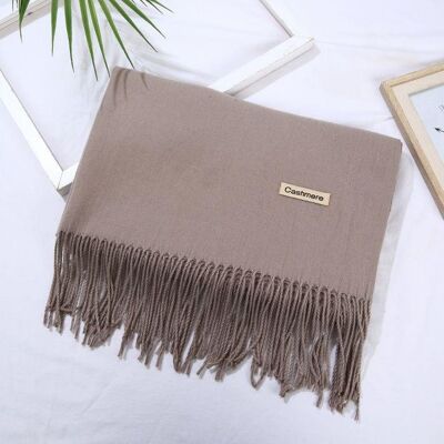 Cashmere Pashmina - Beige, SKU1396