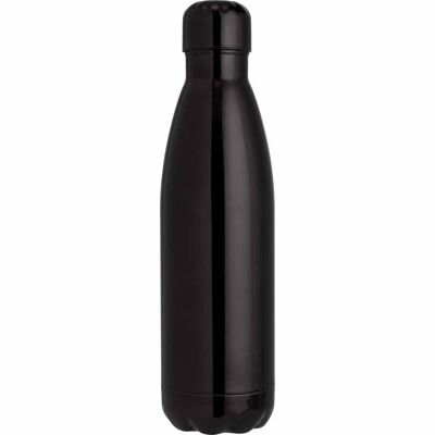 Personalisierte Doppelwandflasche - Schwarzglänzend, SKU1420