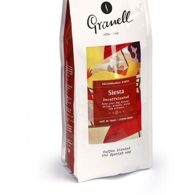 Caffè in grani decaffeinato - Siesta 100% arabica