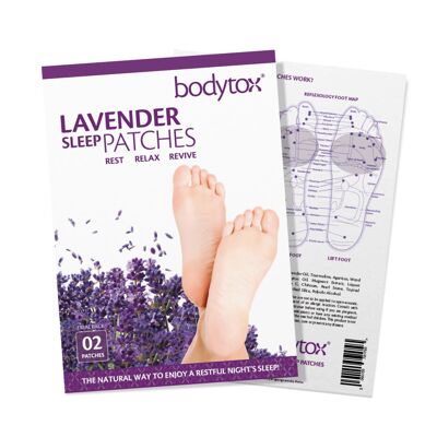 Bodytox Lavendel Schlaf-Fußpflaster - 2er Pack