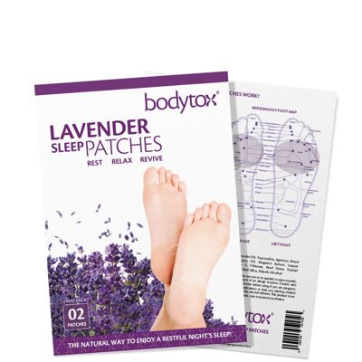 Patch pour les pieds de sommeil Bodytox Lavande - Paquet de 2