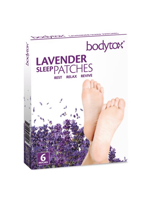 Bodytox Lavender Sleep Foot Patches - box of 6