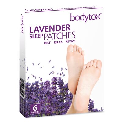 Bodytox Lavender Sleep Foot Patches - box of 6