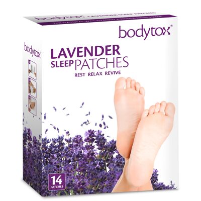 Bodytox Lavender Sleep Foot Patches - 14 box