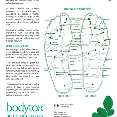 Bodytox Detox Foot Patch - Box of 14