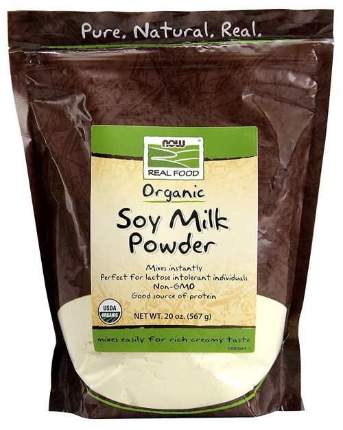 Pure Non GMO Dairy Free Soy Milk Powder 567g