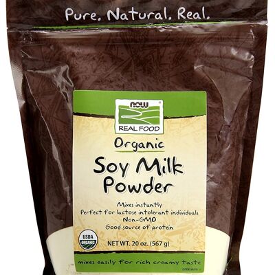 Pure Non GMO Dairy Free Soy Milk Powder 567g