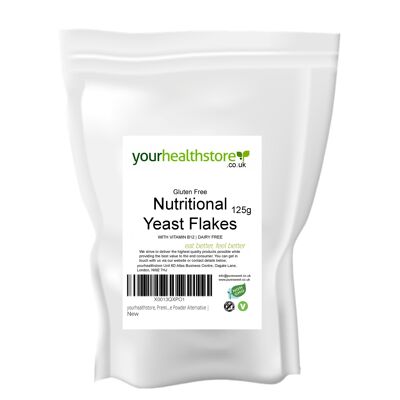 Nutritional Yeast Flakes 125g, Gluten Free