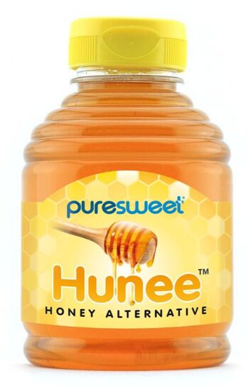 Délicieuse alternative au miel Puresweet Hunee® 414 ml, sans sucre, à base de xylitol, adapté aux diabétiques, respectueux des dents, sans OGM, végétalien. 1