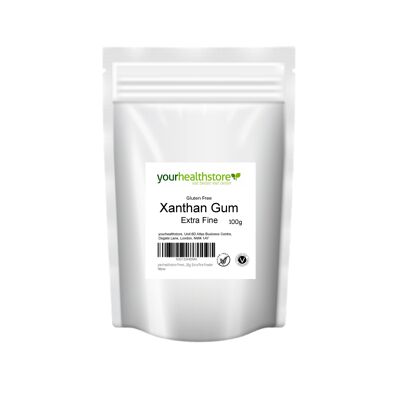 yourhealthstore Premium Glutenfreier Xanthangummi 100g, Extrafeines Pulver